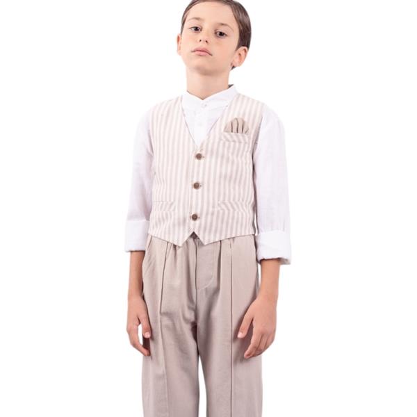 Παιδικό Σετ-Σύνολο Hashtag 242741 Εκρού Αγόρι