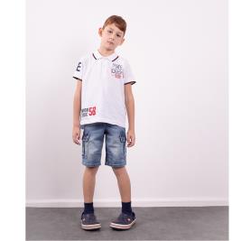 Παιδική Μπλούζα Hashtag 242758 Λευκό Αγόρι