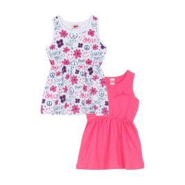 Παιδικό Σετ Φόρεμα Joyce 2411605 Ροζ Λευκό Κορίτσι
