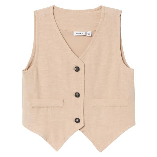 Παιδικό Γιλέκο Name It 13214175 Μπεζ Αγόρι