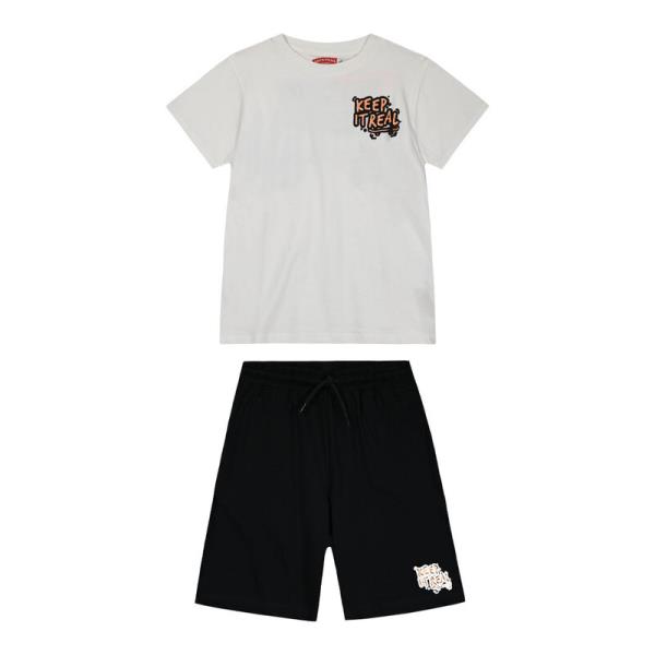 Παιδικό Σετ-Σύνολο Energiers 13-224086-0 Λευκό Μαύρο Αγόρι