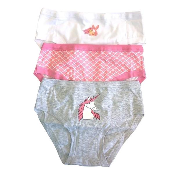 Παιδικό Εσώρουχο Σετ Ider 3103-3P2101 Λευκό Ροζ Γκρι Κορίτσι