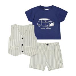 Βρεφικό Σετ-Σύνολο Boutique 41-225499-0 Κρεμ Αγόρι