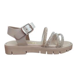 Παιδικό Σανδάλι Su Sandals A30251S2 Nude Σατινέ