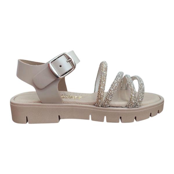 Παιδικό Σανδάλι Su Sandals A30251S2 Nude Σατινέ