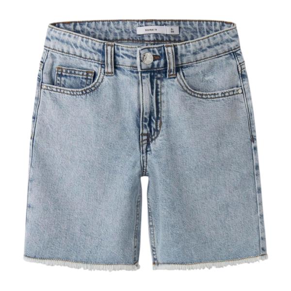 Παιδική Βερμούδα Name It 13240207 Denim Κορίτσι
