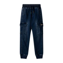 Παιδικό Παντελόνι Hashtag 243763 Dark Denim Αγόρι