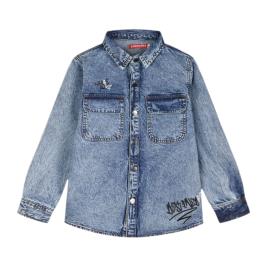 Παιδικό Πουκάμισο Energiers 13-125005-4 Μπλε Denim Αγόρι