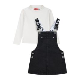 Παιδικό Σετ-Σύνολο Energiers 15-125307-7 Μαύρο Denim Κορίτσι