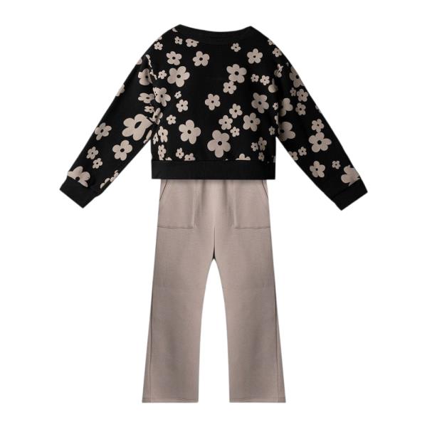 Παιδική Φόρμα Σετ Nek 122925 Μαύρο Κορίτσι