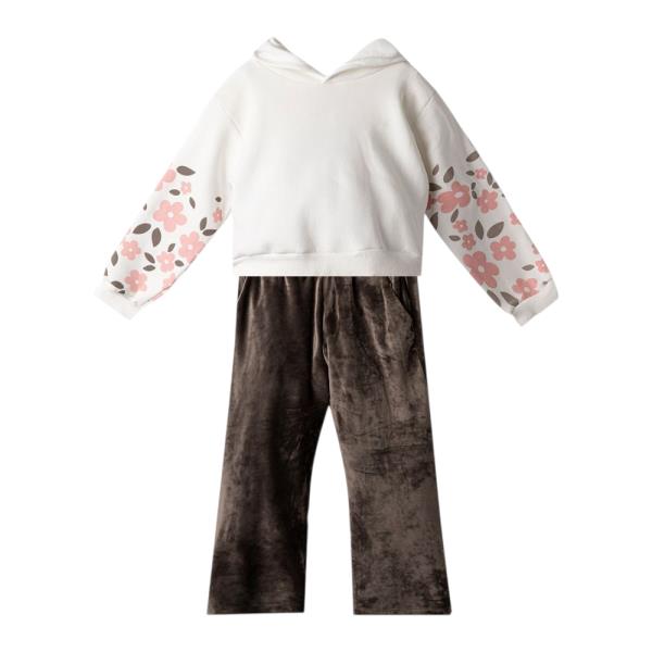 Παιδική Φόρμα Σετ Nek 125225 Εκρού Κορίτσι