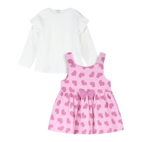 Βρεφικό Σετ-Σύνολο Energiers 14-125431-0 Ροζ Λευκό Κορίτσι