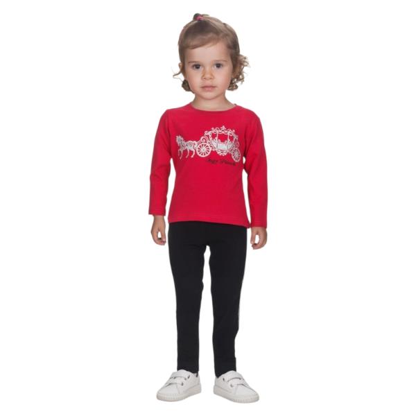 Παιδικό Σετ Σύνολο Joyce 2561138 Κόκκινο Μαύρο Κορίτσι