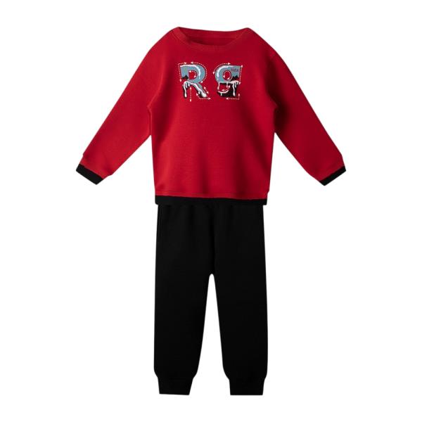 Παιδική Φόρμα-Σετ Nek 161225 Κόκκινο Μαύρο Αγόρι