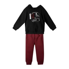 Παιδική Φόρμα-Σετ Nek 161725 Μαύρο Μπορντώ Αγόρι