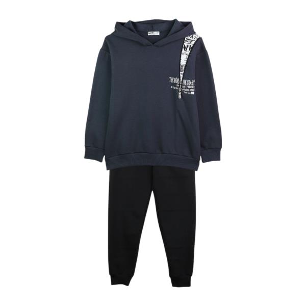 Παιδική Φόρμα-Σετ Nek 163723 Ανθρακί Μαύρο Αγόρι