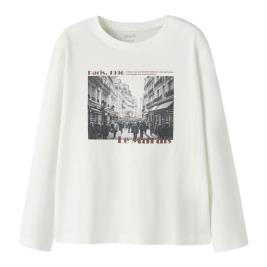 Παιδική Μπλούζα Name It 13238404 Εκρού Κορίτσι