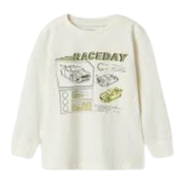 Παιδική Μπλούζα Name It 13244963 Εκρού Αγόρι