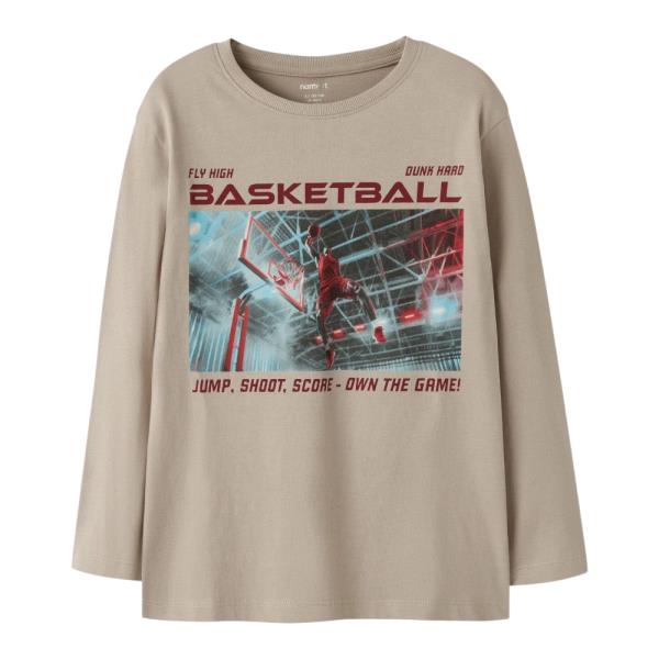 Παιδική Μπλούζα Name It 13238399 Μπεζ Αγόρι