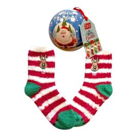 Παιδικό Σετ Δώρου Χριστουγεννιάτικες Κάλτσες Ider 2519252 Stripe Rudolf