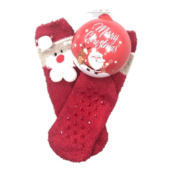 Παιδικό Σετ Δώρου Χριστουγεννιάτικες Κάλτσες Ider 2519252 Red Santa