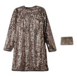 Παιδικό Φόρεμα Εβίτα 255095 Ροζ Χρυσό Κορίτσι