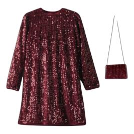 Παιδικό Φόρεμα Εβίτα 255095 Μπορντώ Κορίτσι