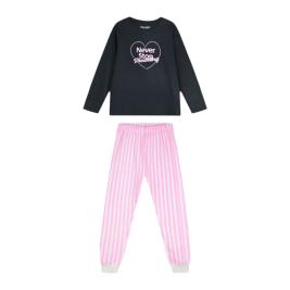 Παιδική Πυτζάμα Energiers 36-125204-9 Μαύρο Ροζ Κορίτσι