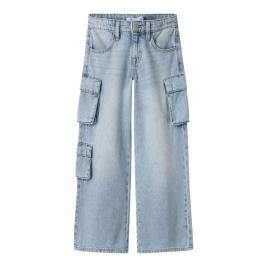 Εφηβικό Παντελόνι Name It 13237173 Light Denim Κορίτσι