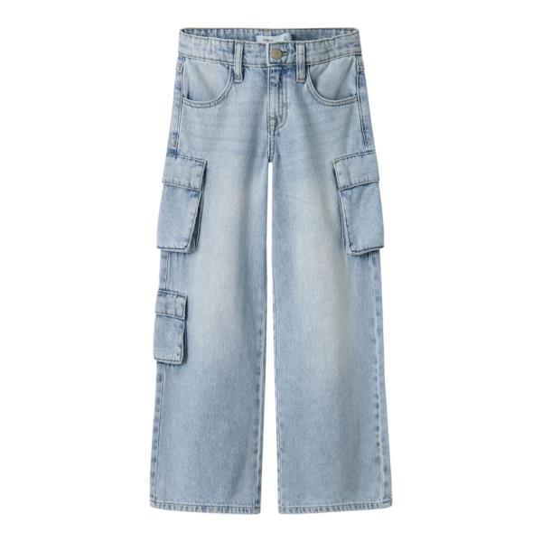 Εφηβικό Παντελόνι Name It 13237173 Light Denim Κορίτσι