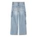 Εφηβικό Παντελόνι Name It 13237173 Light Denim Κορίτσι