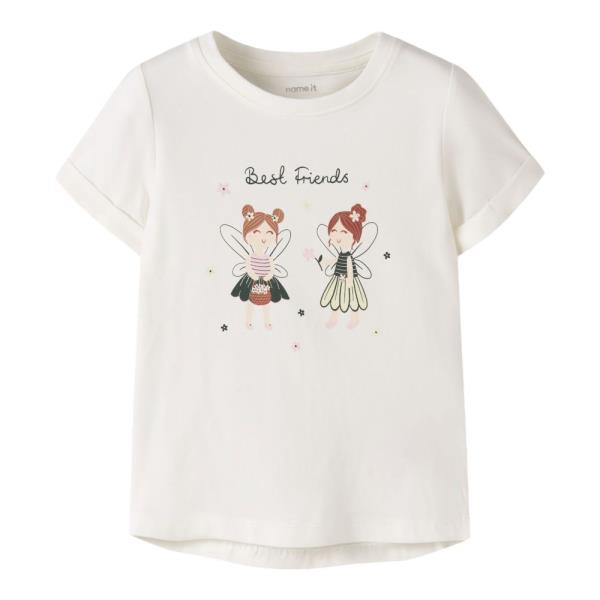 Παιδική Μπλούζα Name It 13228145 Εκρού Κορίτσι