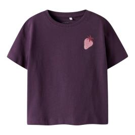 Παιδική Μπλούζα Name It 13251485 Μελιτζανί Κορίτσι