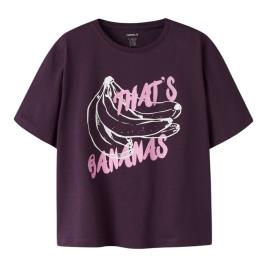 Εφηβική Μπλούζα Name It 13251213 Μωβ Κορίτσι