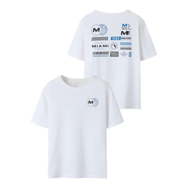 Εφηβική Μπλούζα Name It 13250961 Λευκό Αγόρι