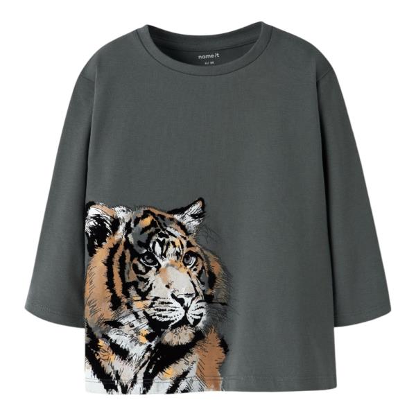 Παιδική Μπλούζα Name It 13251800 Χακί Αγόρι