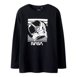 Εφηβική Μπλούζα Name It 13253922 Μαύρο Αγόρι