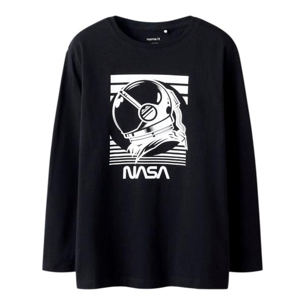 Εφηβική Μπλούζα Name It 13253922 Μαύρο Αγόρι