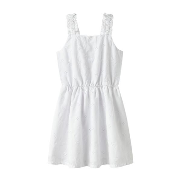 Εφηβικό Φόρεμα Name It 13240629 Λευκό Κορίτσι