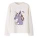 Παιδική Μπλούζα Name It 13251783 Εκρού Κορίτσι μονοκεροσ