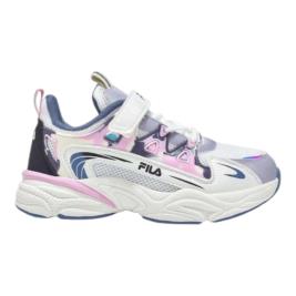 Παιδικό Sneaker Fila Space 4 Memory Velcro 3YF61001-131 Λευκό Λιλά