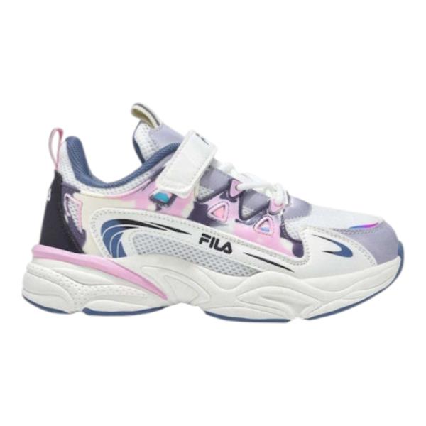 Παιδικό Sneaker Fila Space 4 Memory Velcro 3YF61001-131 Λευκό Λιλά