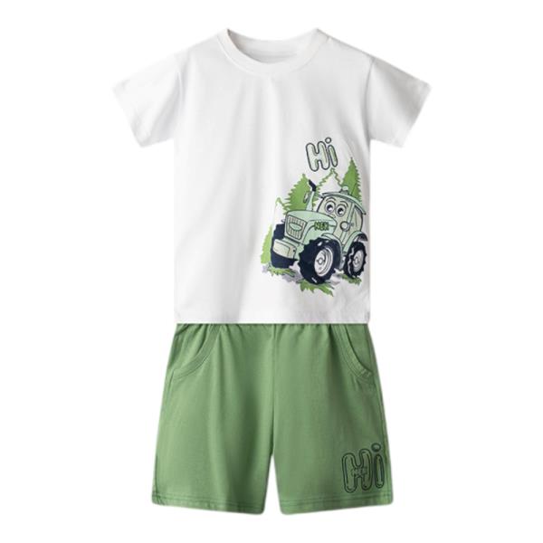 Παιδικό Σετ-Σύνολο Nek 41426 Λευκό Πράσινο Αγόρι