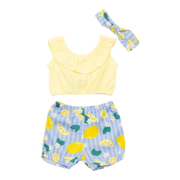 Βρεφικό Σετ-Σύνολο Trax 49018 Κίτρινο Κορίτσι