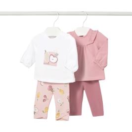 Βρεφικό Σετ-Σύνολο Mayoral 26-01741-060 Ροζ Κορίτσι