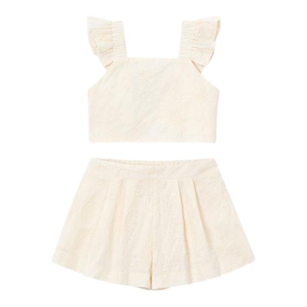 Παιδικό Σετ Σύνολο Mayoral 26-03235-088 Εκρού Κορίτσι