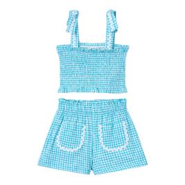 Παιδικό Σετ Σύνολο Mayoral 26-03232-080 Τιρκουάζ Καρό Κορίτσι