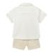 Βρεφικό Σετ-Σύνολο Mayoral 26-01225-092 Κρεμ Καρό Αγόρι
