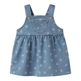 Βρεφική Σαλοπέτα Φόρεμα Name It 13252174 Light Denim Κορίτσι