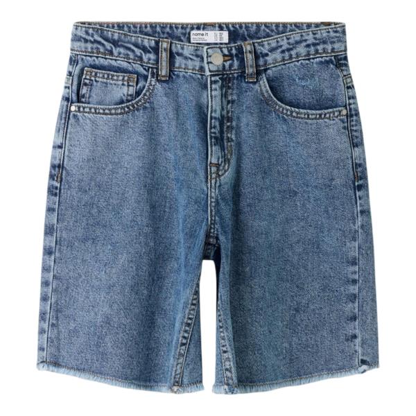 Εφηβικό Σόρτς Name It 13240207 Denim Κορίτσι